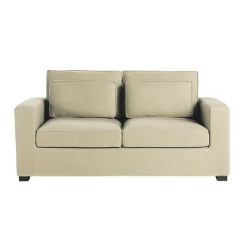 Sitzer Sofa Clic Clac In Beige Hallen Maisons Du Monde