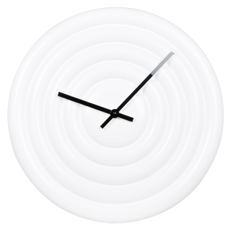 Horloge Ronde Blanche D New York Maisons Du Monde