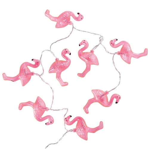 Guirlande Lumineuse Flamants Roses Flamingo L Cm Maisons Du Monde