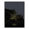 Poster Parma Mappa Arrotondata 40x50 Maisons Du Monde