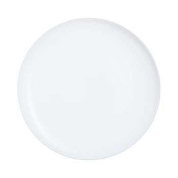 Lot De Assiettes Rondes Pizza En Porcelaine Blanche D Cm