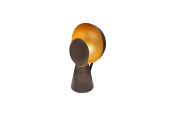 Lampe Lampe De Table En M Tal Noir Et Dor Hide Seek Chehoma Seek