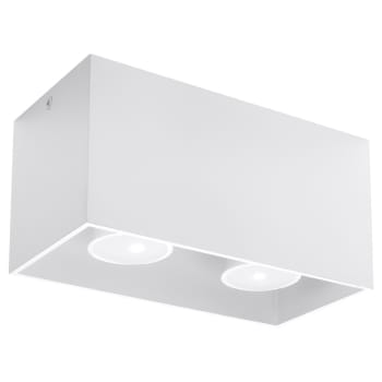 Lampada A Soffitto Bianca Alluminio K Pinne Maisons Du Monde