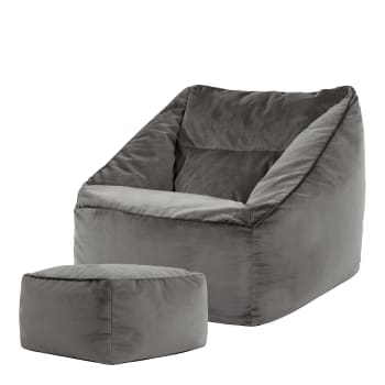 Sitzsack Sessel Echtes Leder Braun Maisons Du Monde