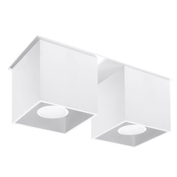 Lampada A Soffitto Bianca Alluminio K Pinne Maisons Du Monde