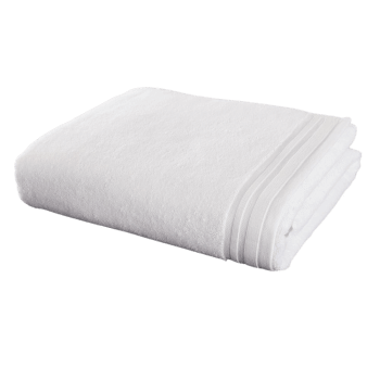 Serviette De Toilette En Coton Blanc 50x100 Cm RIVIERA Maisons Du Monde