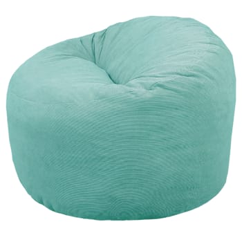 Pouf Rond Velours S Vert Kaki Sara Maisons Du Monde