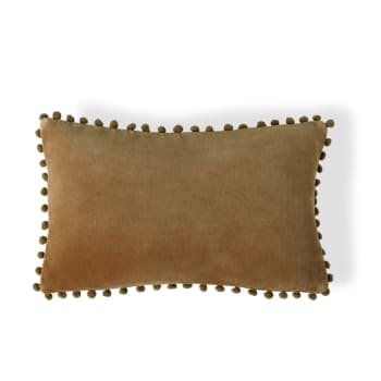 Coussin Velours De Coton Nude 50x30 Velvet Maisons Du Monde