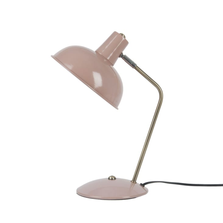 Lampe Poser En M Tal Rose Hood Maisons Du Monde