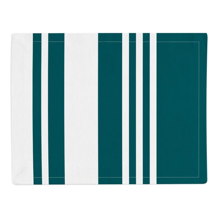 Set De Table Coton Vert X Cm Pampelune Maisons Du Monde