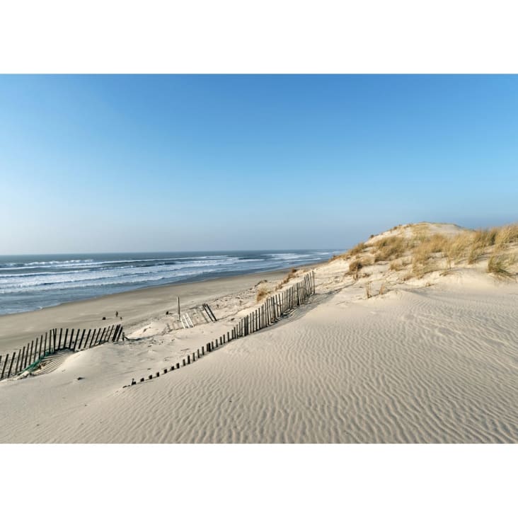 Tableau Sur Verre Dune Littoral X Cm Plage Maisons Du Monde