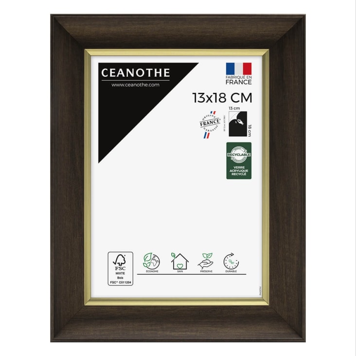 Cadre Photo B Ne Et Dor X Cm R Sine Recycl E Luna Maisons Du Monde