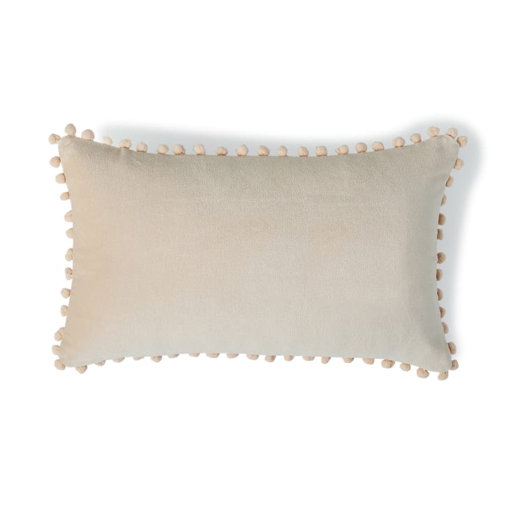 Coussin Velours De Coton Nude 50x30 Velvet Maisons Du Monde