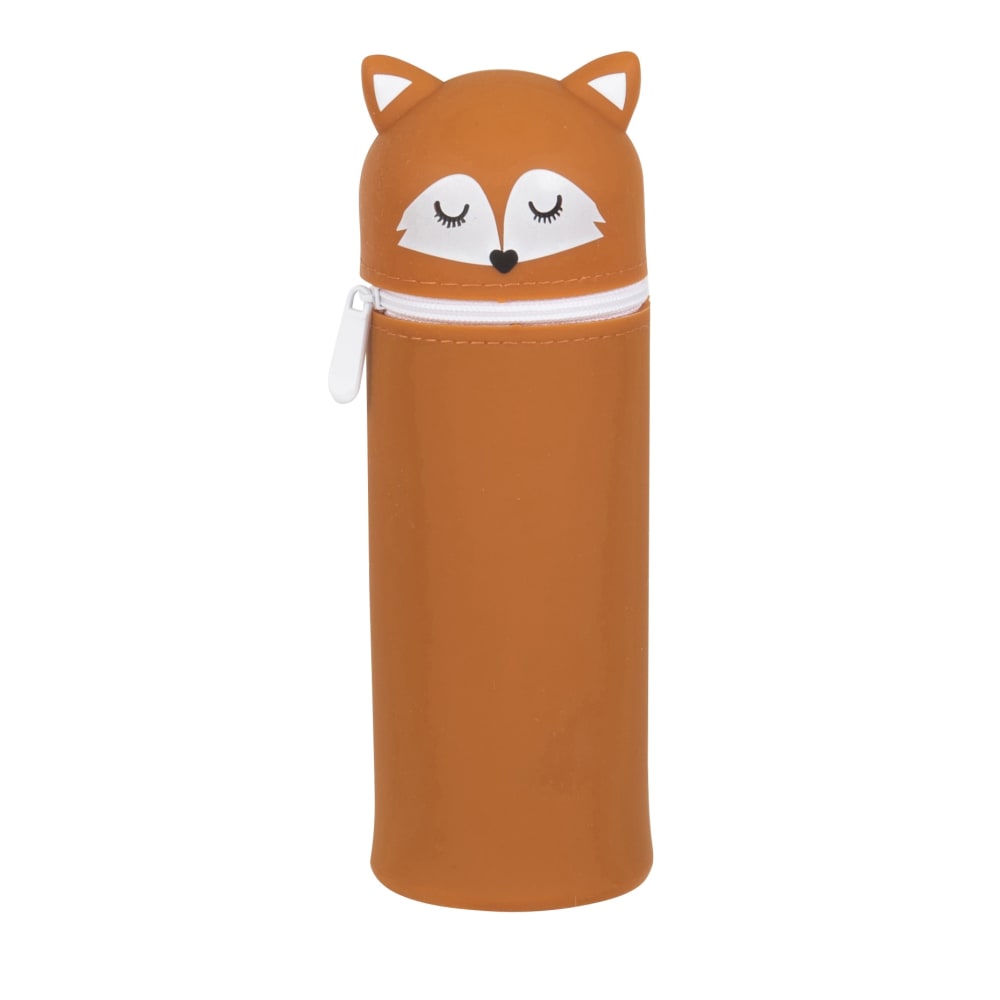 KAWAII 2 in 1 ASTUCCIO in silicone GIRAFFA legami TOMBOLINO portapenne con zip