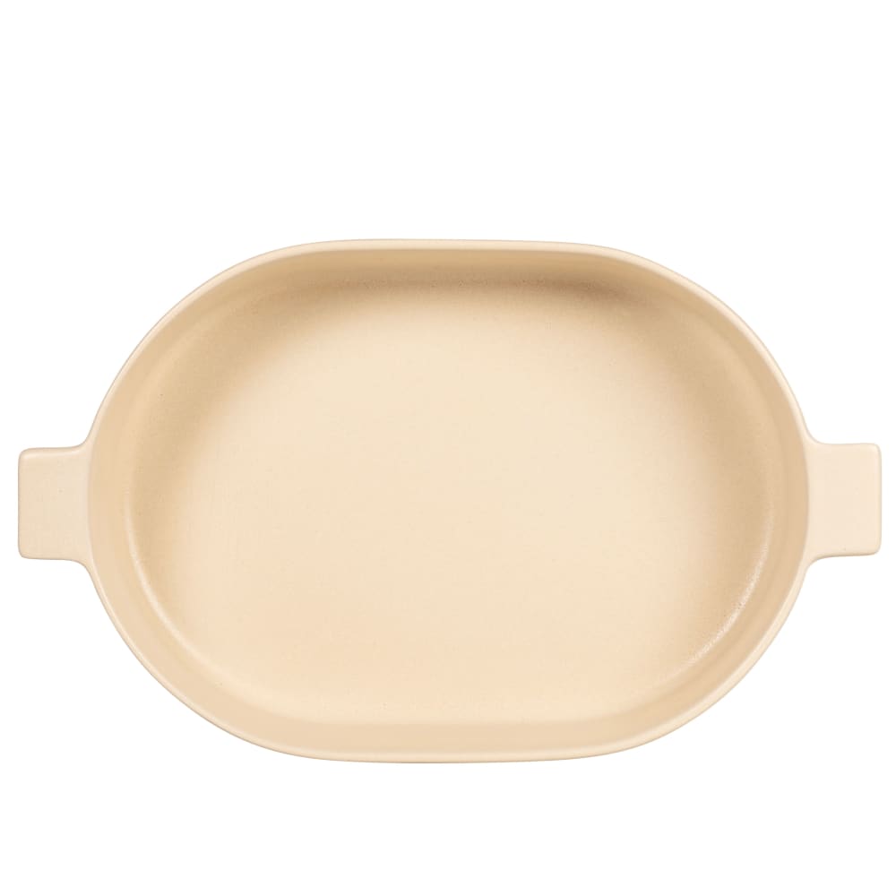Backform aus Steinzeug, beige