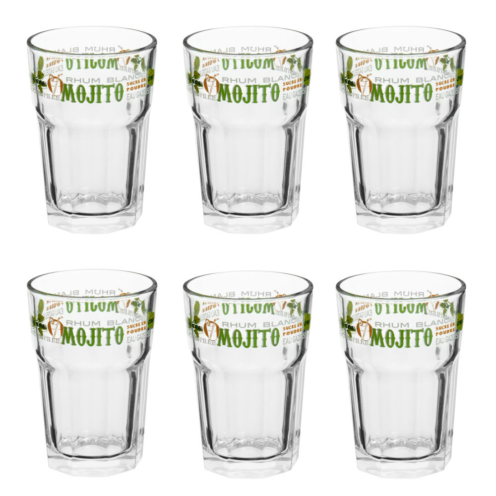 Bedrucktes Glas Mojito Mojito