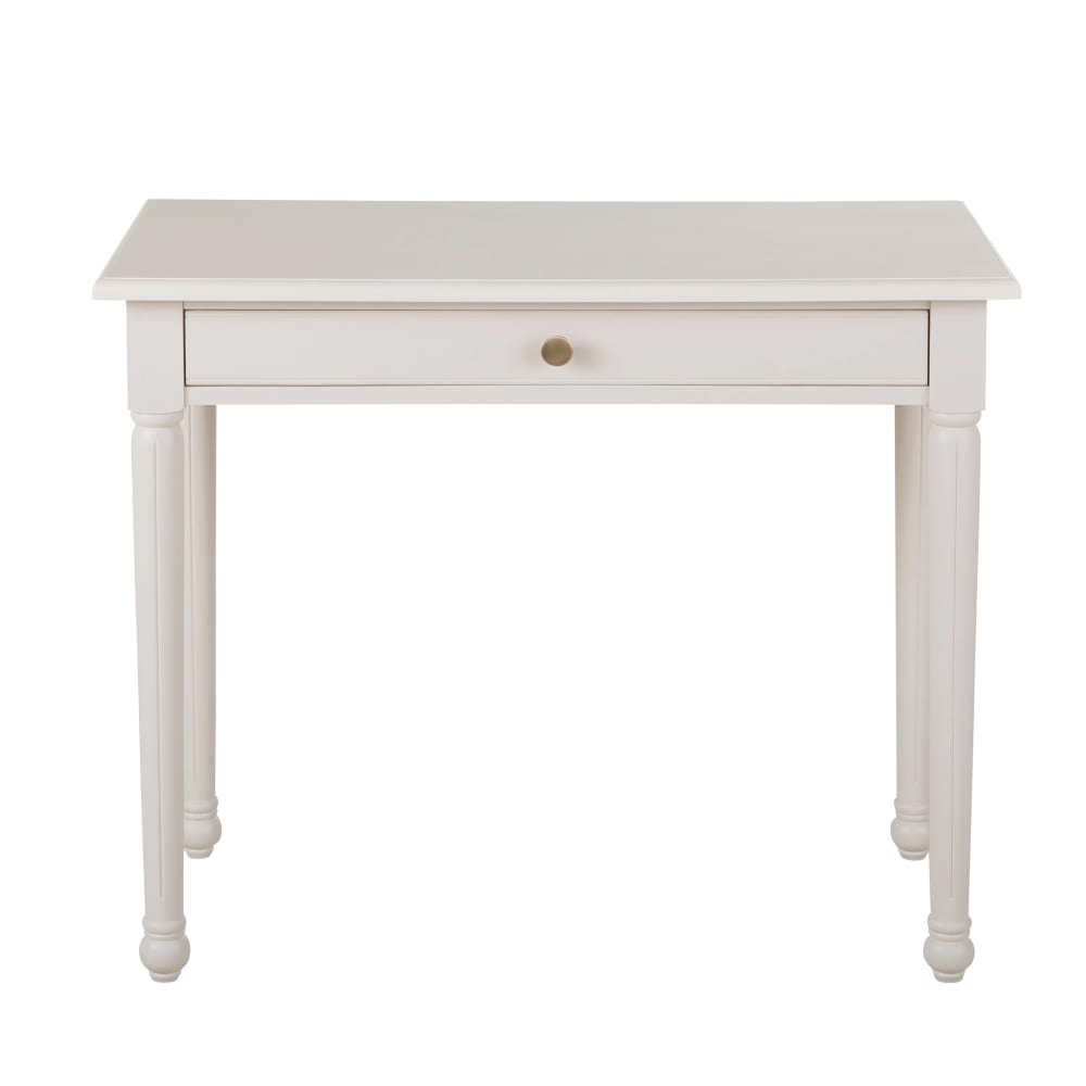 Bureau 1 tiroir écru