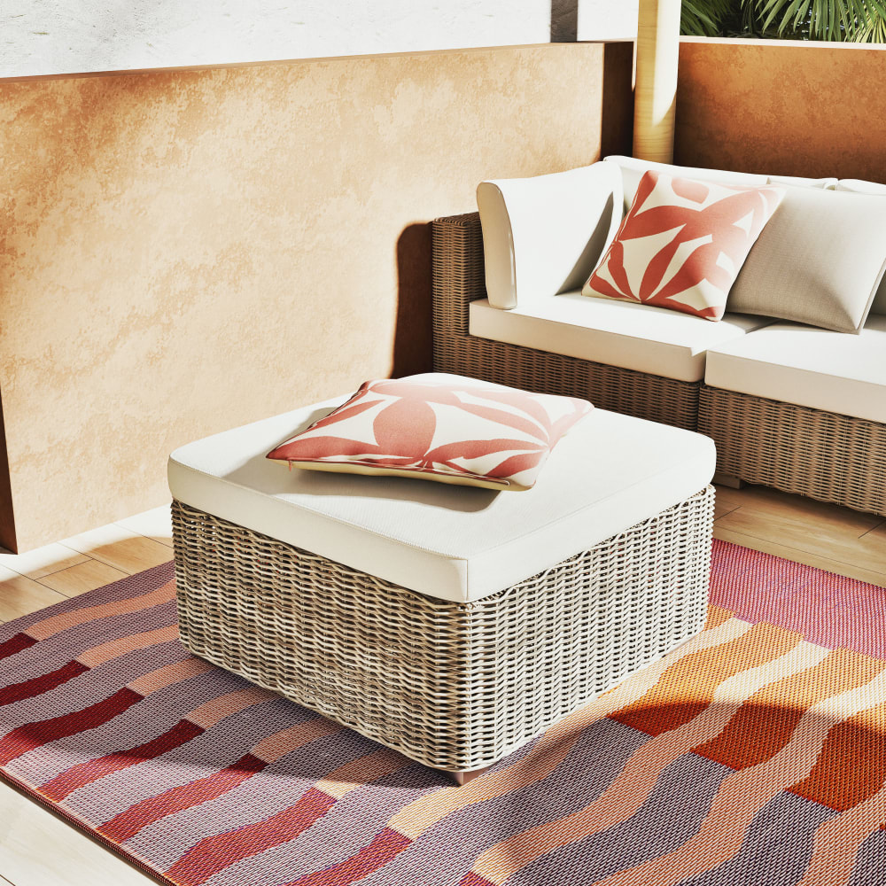 Lot 4 Coussins Déco 45x45 Cm Crème - Coussins Canapé Jardin Extérieur Intérieur Chilly Pilley