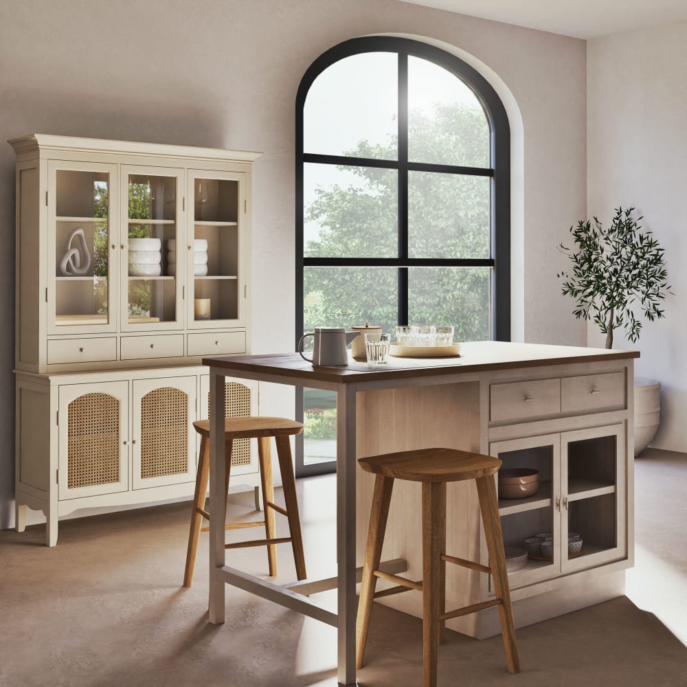 CREDENZA CON ANTE Scorrevoli Isola Cucina Con Piano Di Lavoro CREDENZA CON ANTE Scorrevoli Isola Cucina Con Piano Di Lavoro