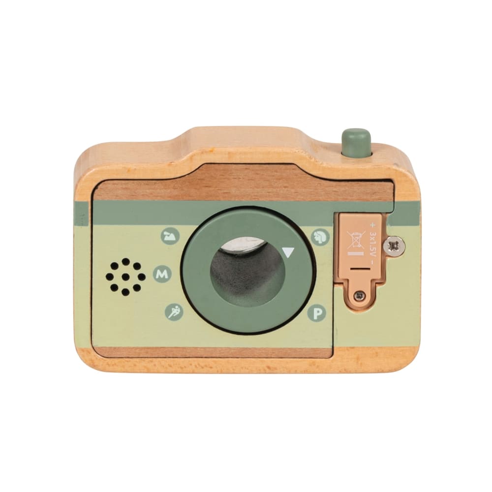 Kindsgut Appareil Photo en Bois pour Enfant, Jouet en Bois pour bébé, Aquamarine