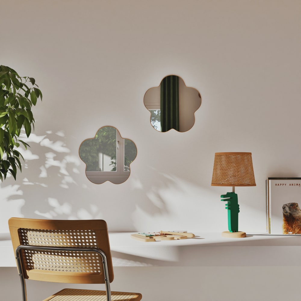 1000 Plaques De Suspension Pour Miroirs Ou Photos – Trouées, Laiton Plaqué, 25 Mm, One Stop DIY