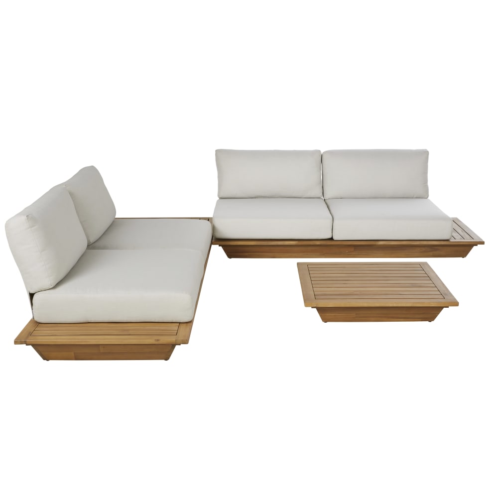 Chaises De Jardin à Manger 3 Pcs En Bois D'acacia Massif Et Coussins