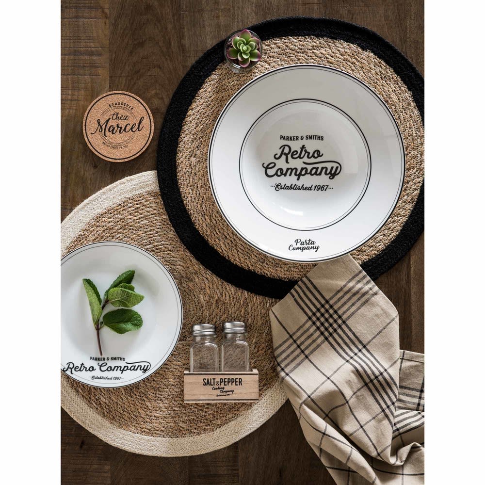 Lot De 6 Sets De Table Ronds En Jute 10x10cm - Sous-verres Naturels Et Écologiques
