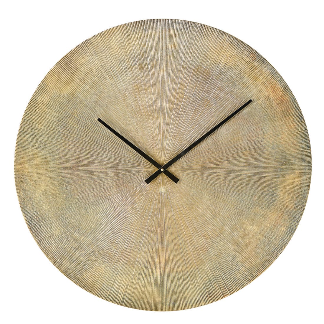 Grande horloge à Poêle en cuivre rustique avec poignées