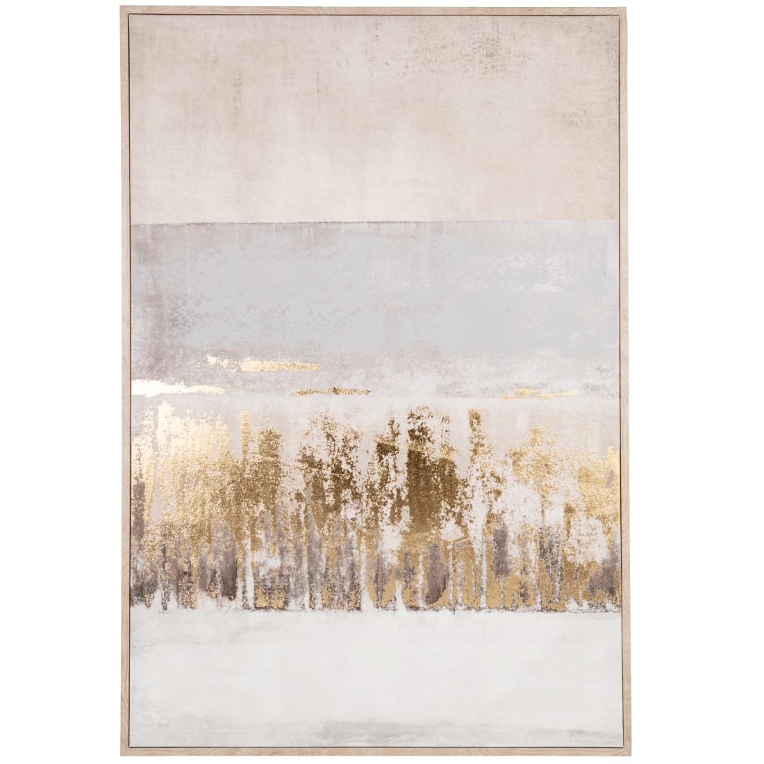 Stampa Su Tela Astratta Moderna, Quadro Marrone E Grigio, Formato 31x20cm, Pronta Da Appendere Per Soggiorno O Ufficio