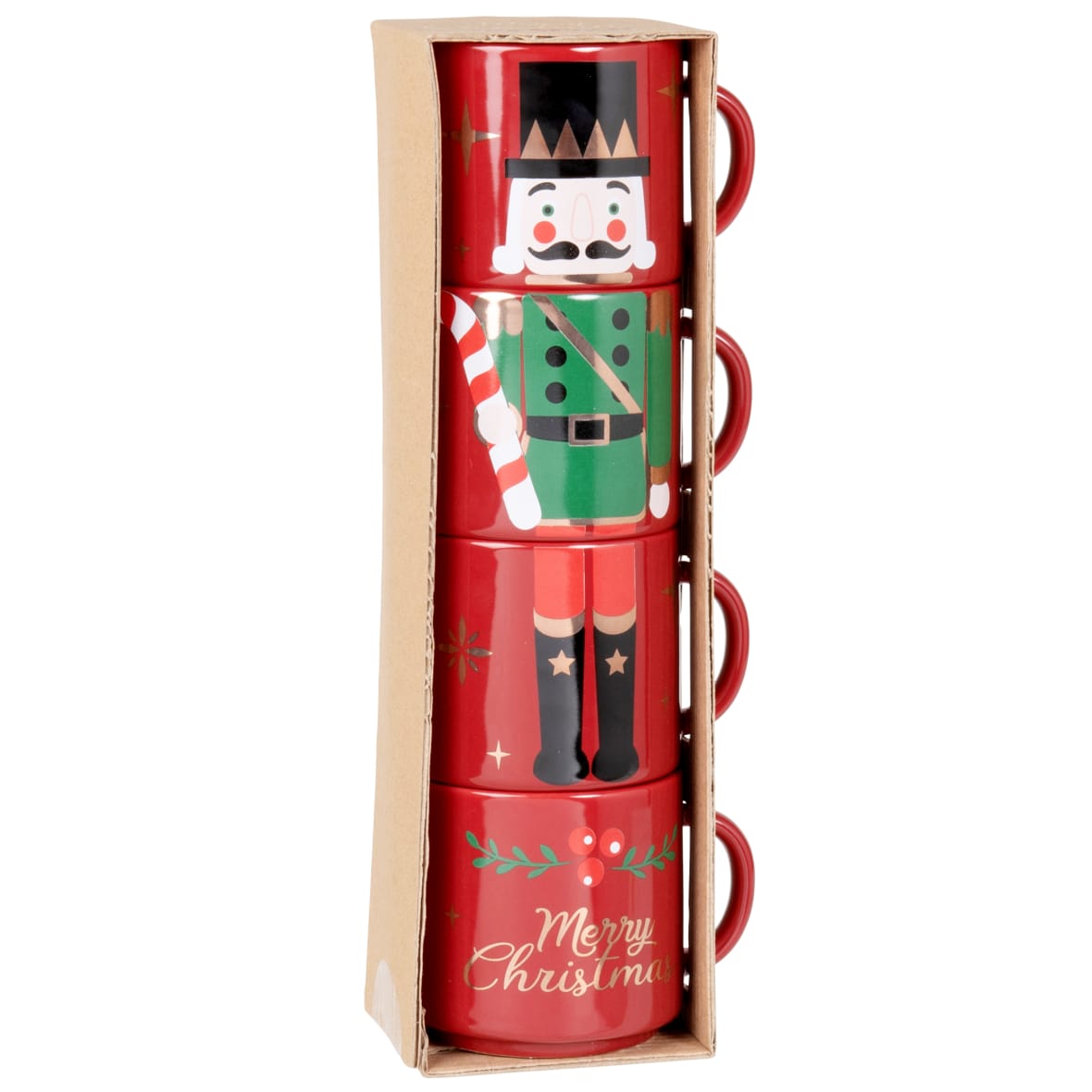 Coffret tasses de Noël casse-noisette (x4) , Maisons du Monde