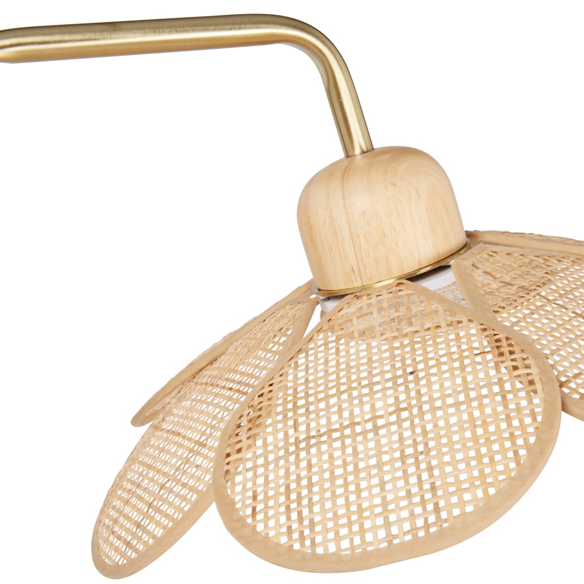 Trango 1214 Lampada Da Terra A Carta Di Riso: Rettangolare, Bambù, Altezza 125 Cm, Design Moderno Con Interruttore A Pedale