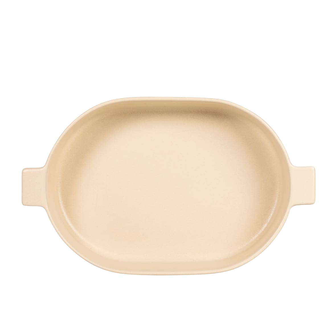 Plat à Grès Beige Avec Couvercle - Artisanal Français, Anses, Four, Neuf