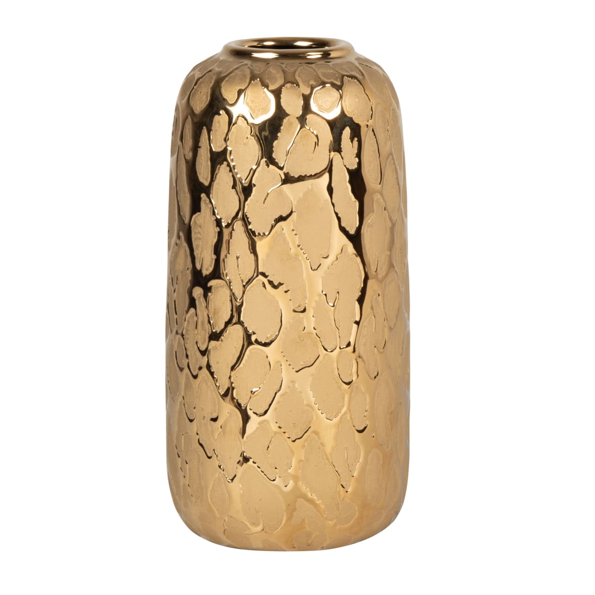 Petit Vase Bourgeon Lenox Fait Main, Couleur Crème Avec Un Joli Bord Doré (hauteur 14,5 Cm)