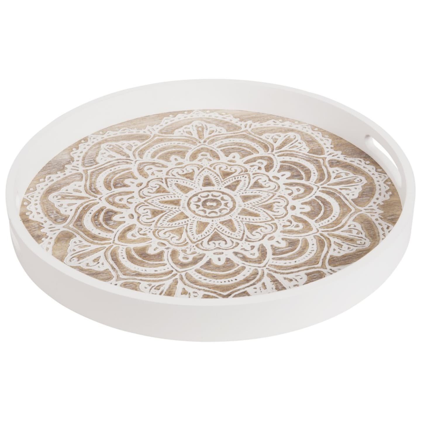 Vassoi decorativi moderni Decorazioni per la casa Vassoio portaoggetti rotondo Organizzatore Scatola portaoggetti Vaso da tavolo Supporto per