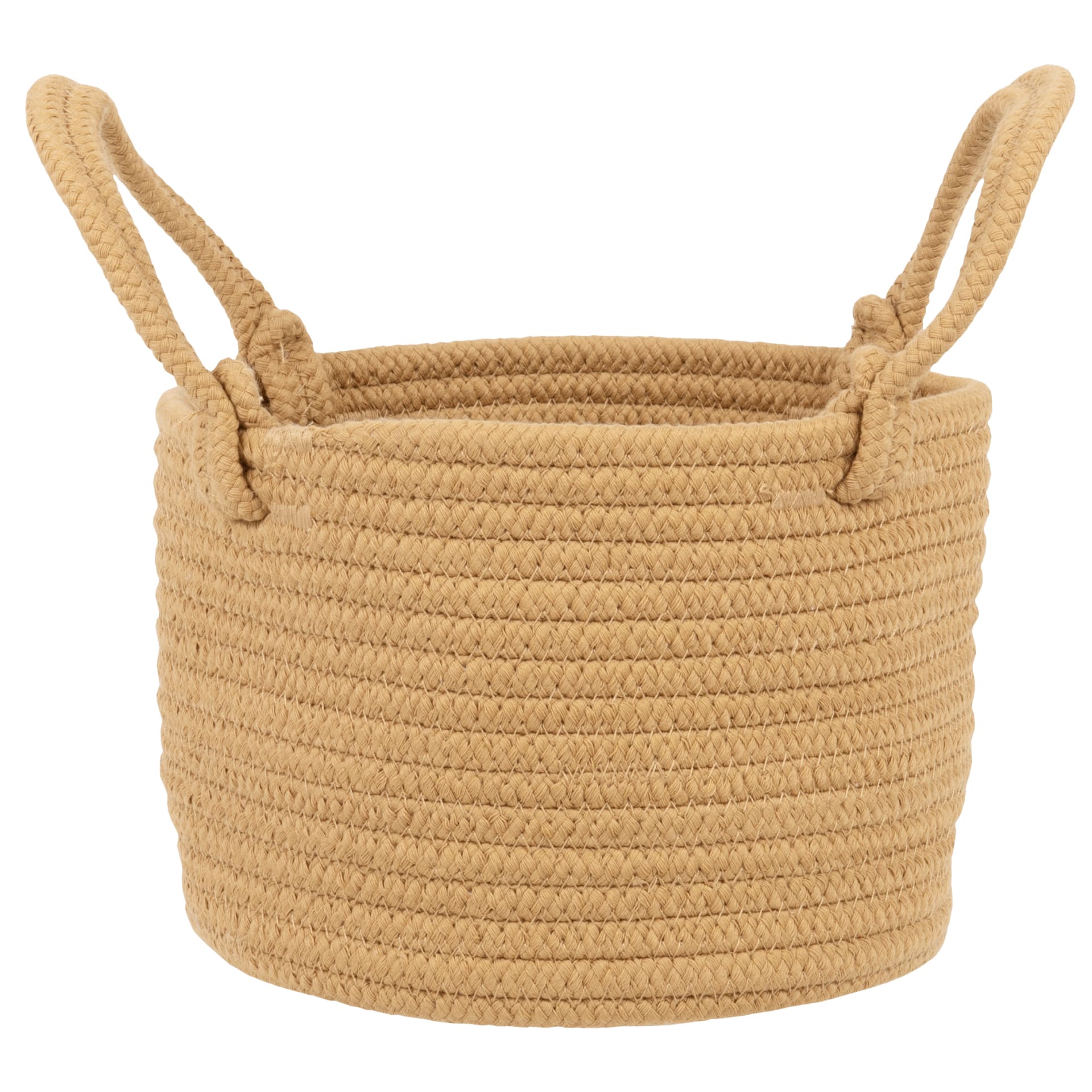 Panier de rangement à anses LOLA en jute beige Maisons du Monde, esthétique boho douce.