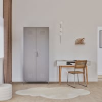 Tappeto per bambini grigio azzurro cactus 120 x 170 cm BABY | Maisons
