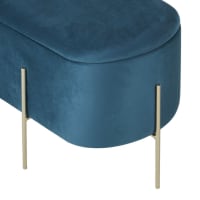 Lot de 2 chaises de salle à manger en velours vert avec accoudoirs et pieds métalliques dorés