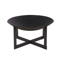 Braciere In Ghisa LINEA VERA - Elegante E Robusto - 47 Cm - Finitura Nera
