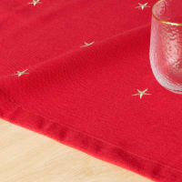 Chemin De Table De Noël Sapin Effet Velours - Gamm Vert