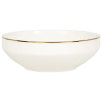 Ciotola Tibetana In Ceramica Dorata 8,4 Cm Con Conchiglia - Per Acqua Santa, Offerte, Meditazione Yoga E Arredo Altare