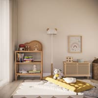 Panier De Rangement En Corde De Coton Avec Couvercle - Forme Gourde Mignonne - Idéal Pour Chambre Bébé, Bureau, Déco