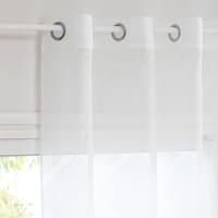 Joyswahl Cortina De Voile "León" Con Barra De Tracción, Moderna