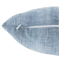 Federa per cuscino in peluche blu, motivo