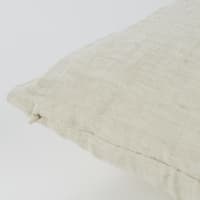 Cuscino Decorativo 30x50 In Morbida Garza Di Cotone Con Scritta "enjoy" – Cachi