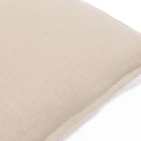 Federa Per Cuscino In Lino E Poliestere 35x50 Cm | Colore Naturale | SARO LIFESTYLE Toscana