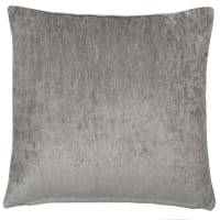 Cuscino Flora Effetto Velluto Color Argento, 40x40, 2 Pezzi – Morbido E Chic Per Il Tuo Divano