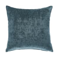 2 Federe Per Cuscini Decorativi Verde Acqua E Grigio: 45x45 Cm, Lavabili, Per Divano