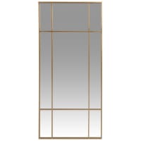 Espejo de cuerpo entero | marco fino de metal dorado, 50x110 cm-OKLAHOMA