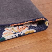 Tapijt Kunstleer Imitatie rundleer , G5070-2 bruin- wit leer 100x150 cm