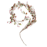 Ghirlanda di Natale Viola 45 cm in Polistirene 356130